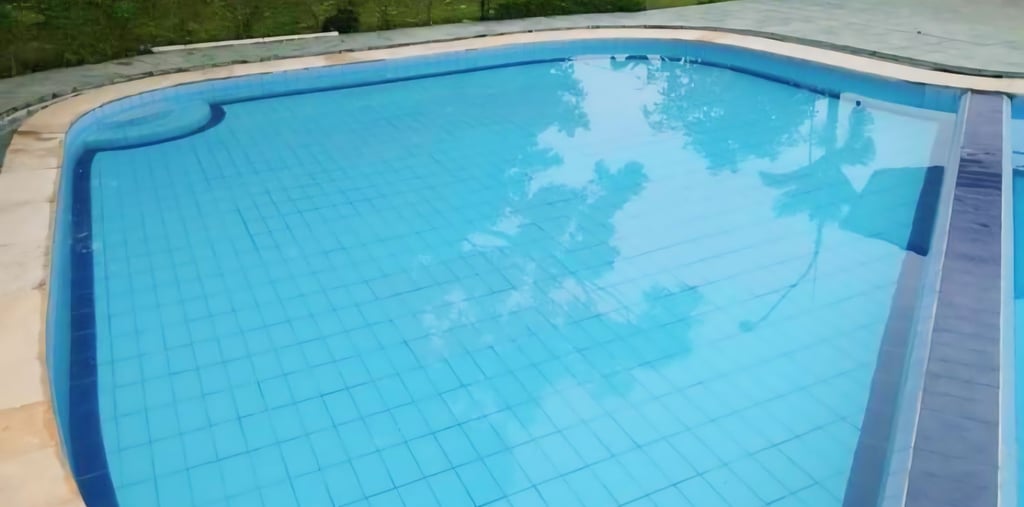 Kolam renang custom dengan desain elegan yang dibangun oleh Dayanapool.