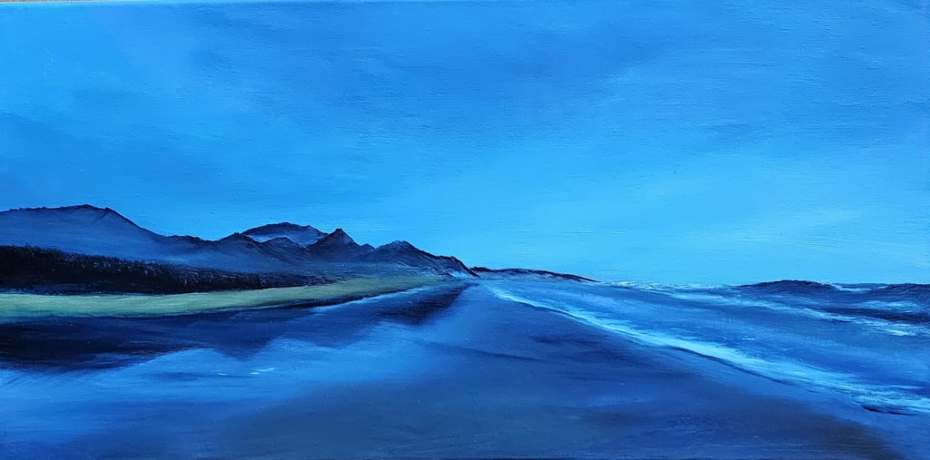 Heading South Haystack Beach