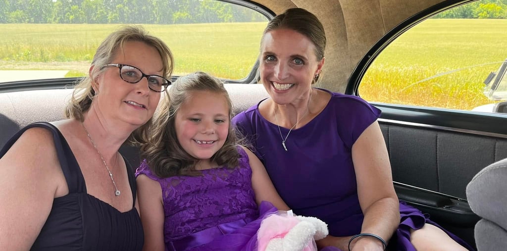 Mini getaway rides for wedding reception guests.