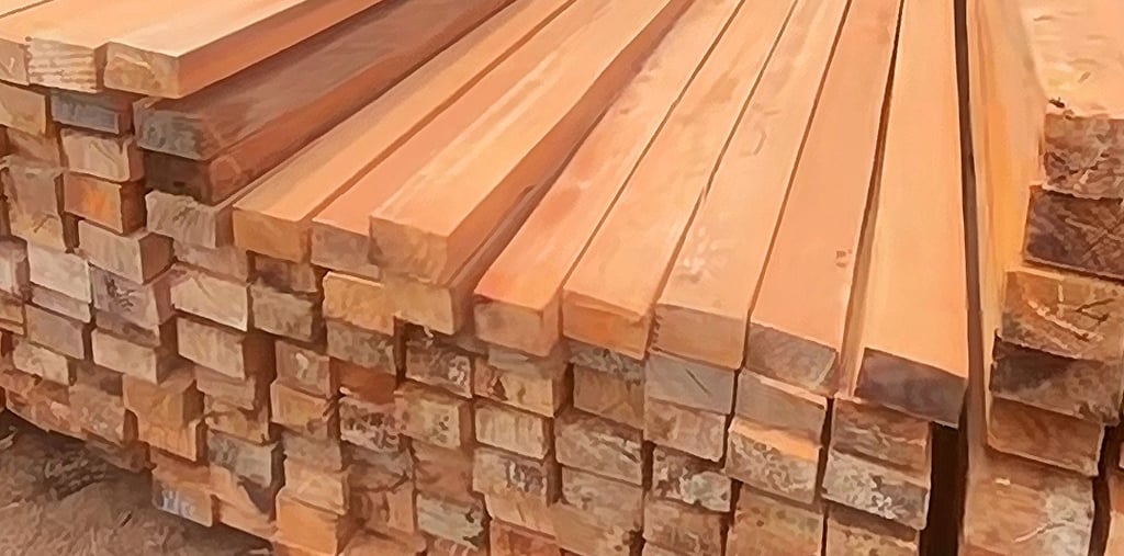 Kayu Balok Meranti