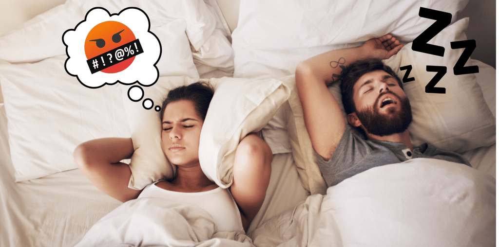 Snoring Partner Angry Partner Exhausted Frustrated