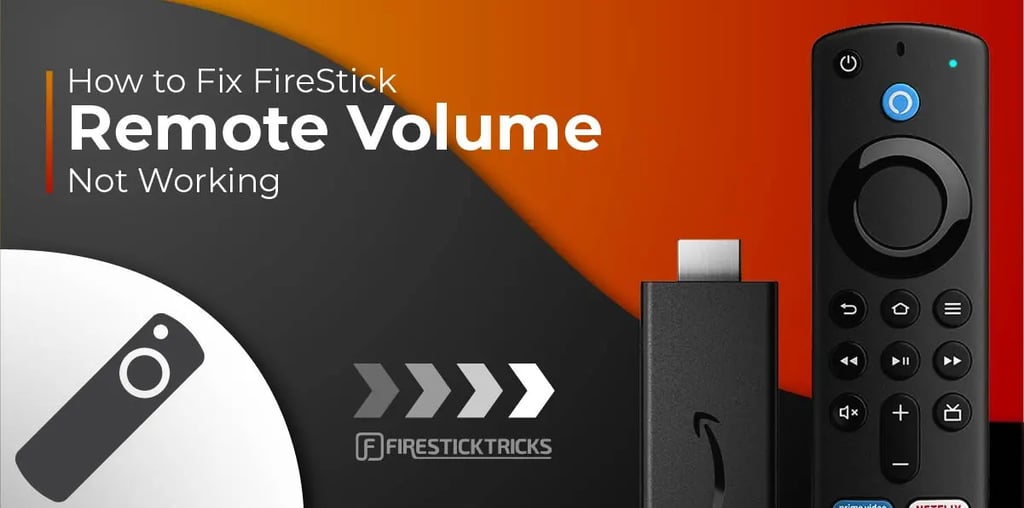 Fix Firestick Remote Volume Control Issue