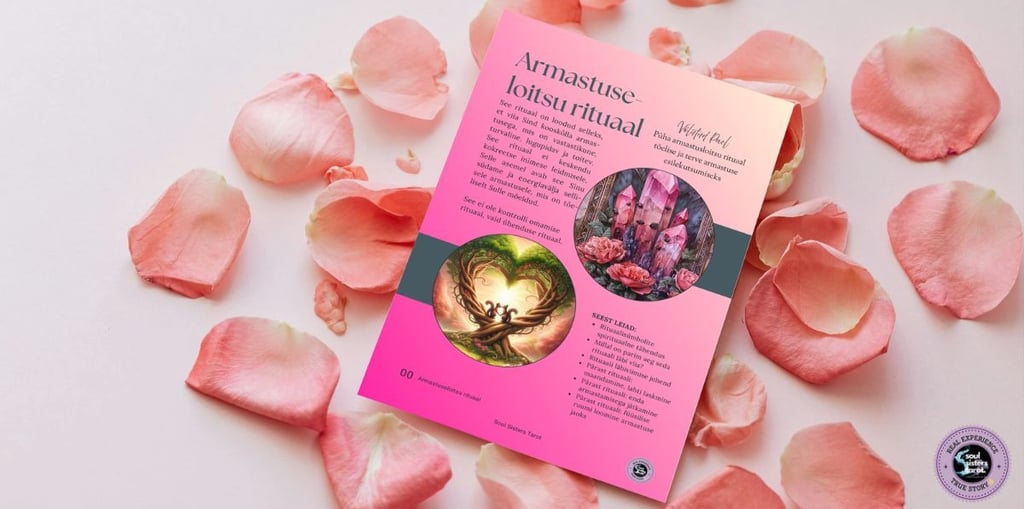 Armastuseloitsu rituaal Soul Sisters Tarot