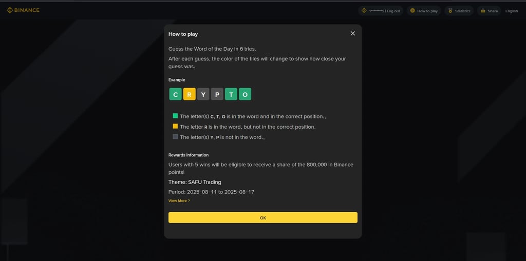 Binance Crypto WODL - How to Play - Safu Trading