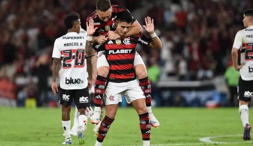 Luiz Araújo, hoje no Flamengo, começou a carreira no Mirassol