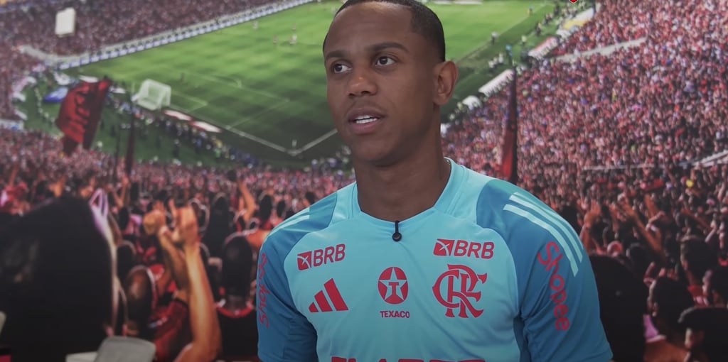 Wallace Yan em entrevista à Flamengo TV