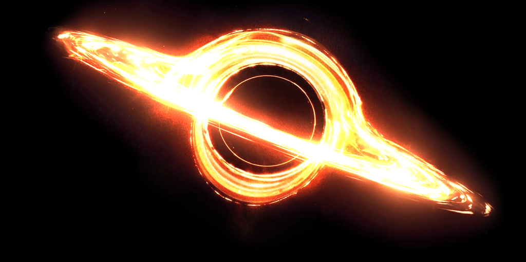 Concept of TON 618, the most massive black hole - 66 billion solar masses - strange fact about space
