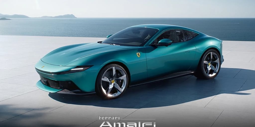 Ferrari Amalfi rendering.