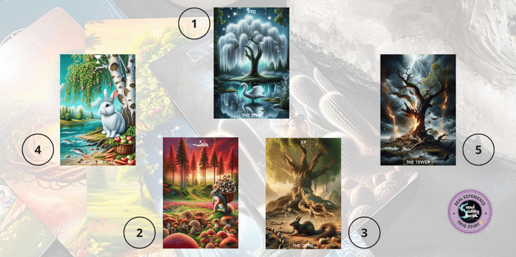 5 card tarot spread Soul Sisters Tarot