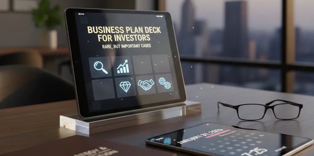 When You Need a Business Plan (Rare, but Important Cases)