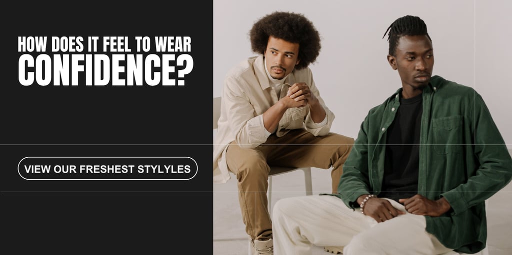 Clothes banner idea - confidence