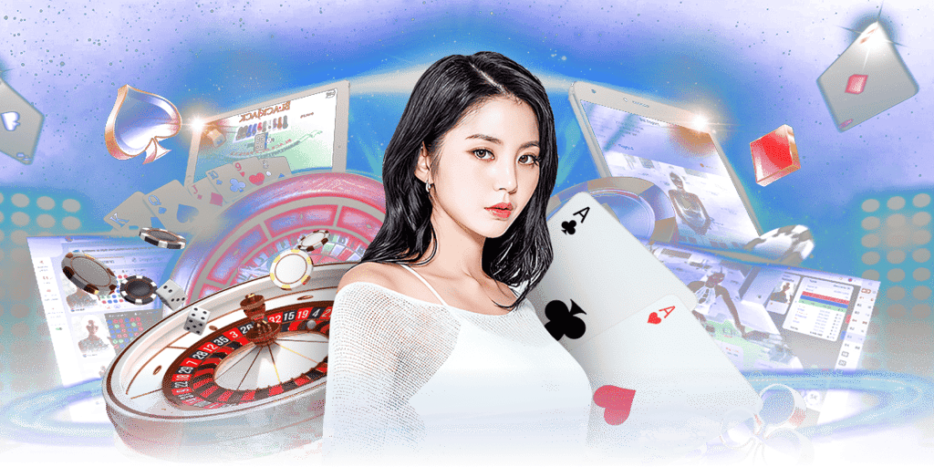 a woman holding a casino roulet and playing roule