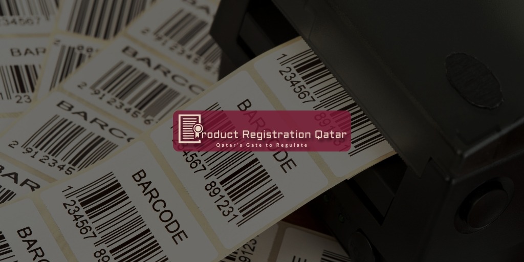 Barcode labels being printed, representing barcode registration in Qatar for product traceability and compliance.