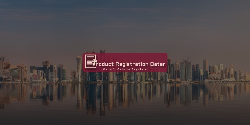 Doha skyline with water reflection, symbolizing Qatar’s MoPH Portal as the gateway to product registration.