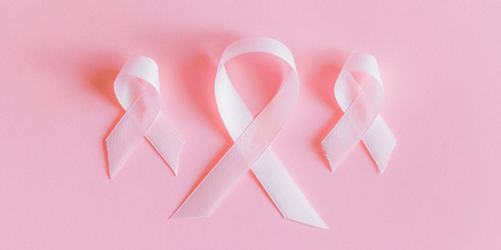 pink cancer ribbons