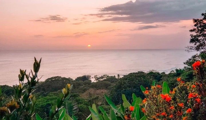A Sunset View Over The Nicoya Peninsula