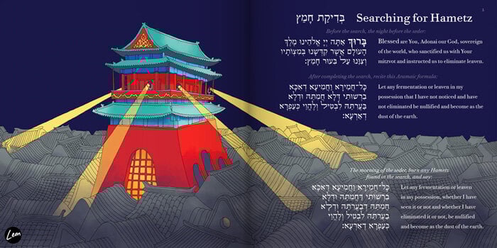 leon-fenster-beijing-haggadah-chametz-pesach