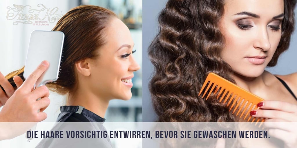 extensions richtig kämmen