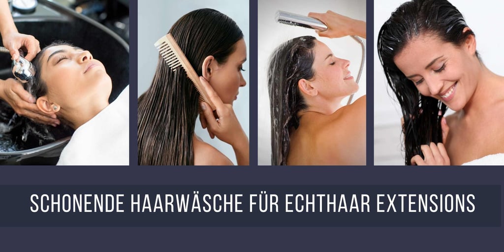 Haar extensions richtig waschen