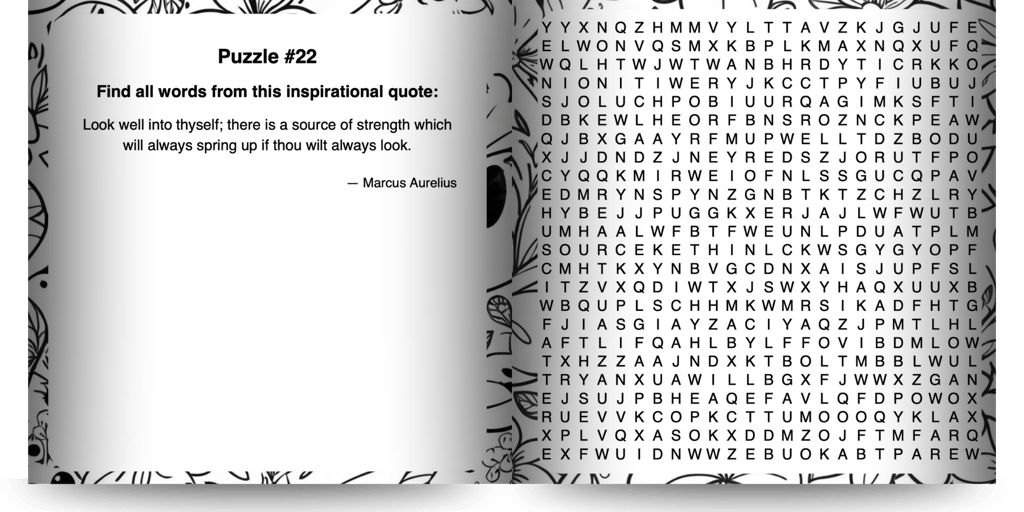 word search stoic quotes
