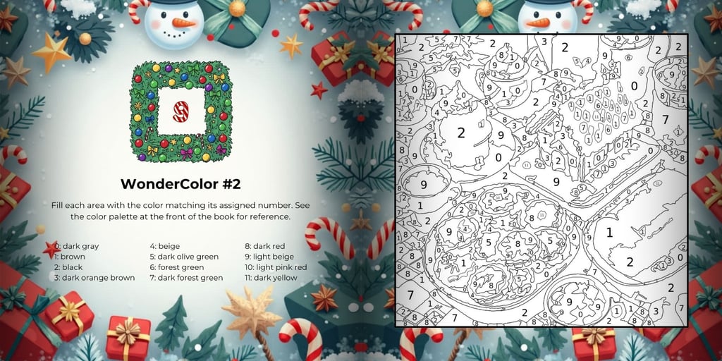 christmas puzzles and coloring pages