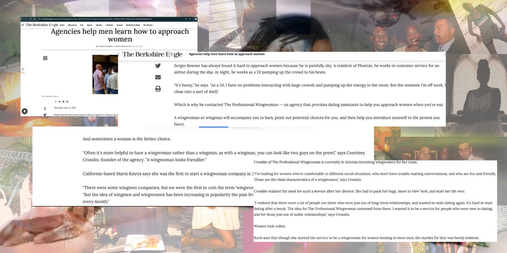 east coast professional wingwoman and date coach helps me get dates