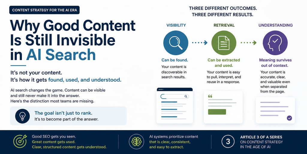 Why Good Content Is Still Invisible in AI Search