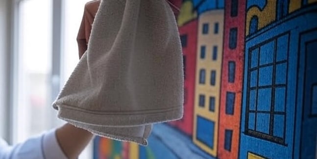 how to clean a custom mural in nj