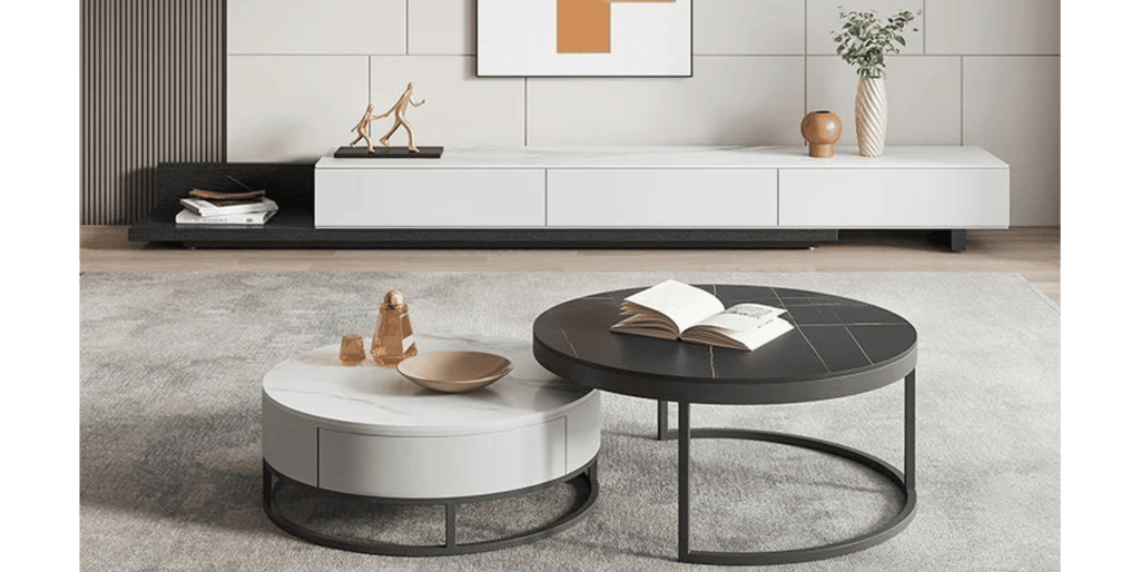 25Home Stylish Sintered Stone Living Room Set