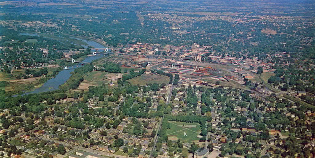 Aerial photo 1960