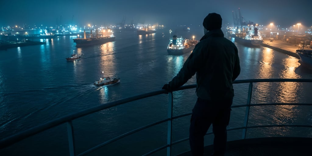 Harbor Master overseeing a busy port.