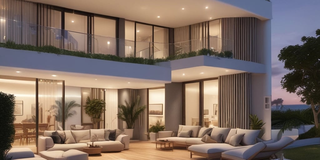 Bright living room with modern inventory