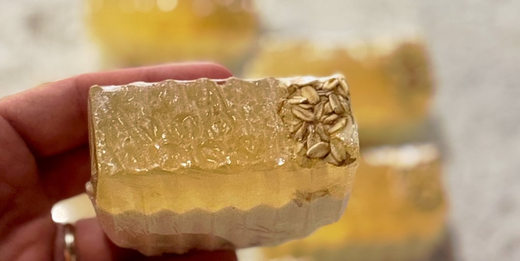 receita sabonete artesanal aveia e mel