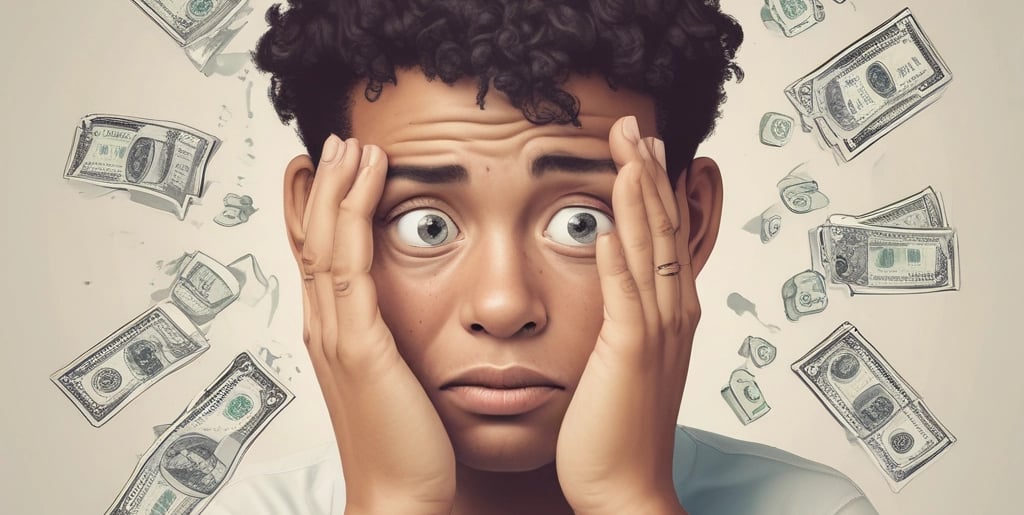 A calm workspace with a laptop displaying financial charts and a notebook with investment notes.