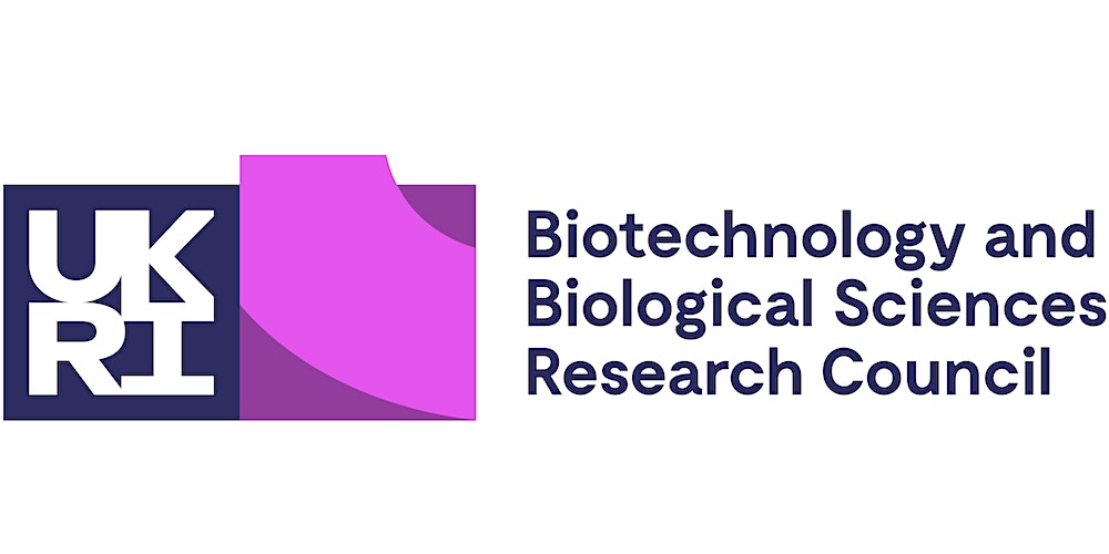 Biotechnology and Biological Sciences Research Council logo featuring UKRI logo, highlighting BBSRC'