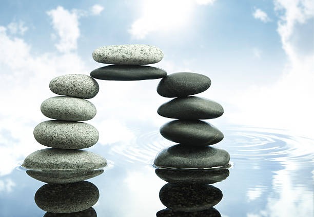 Balanced stone formation symbolizing the synergy and harmony in integrative medicine