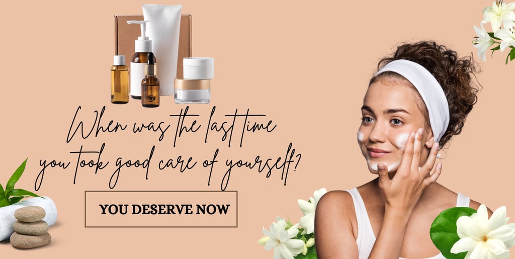 Skincare banner idea - well being
