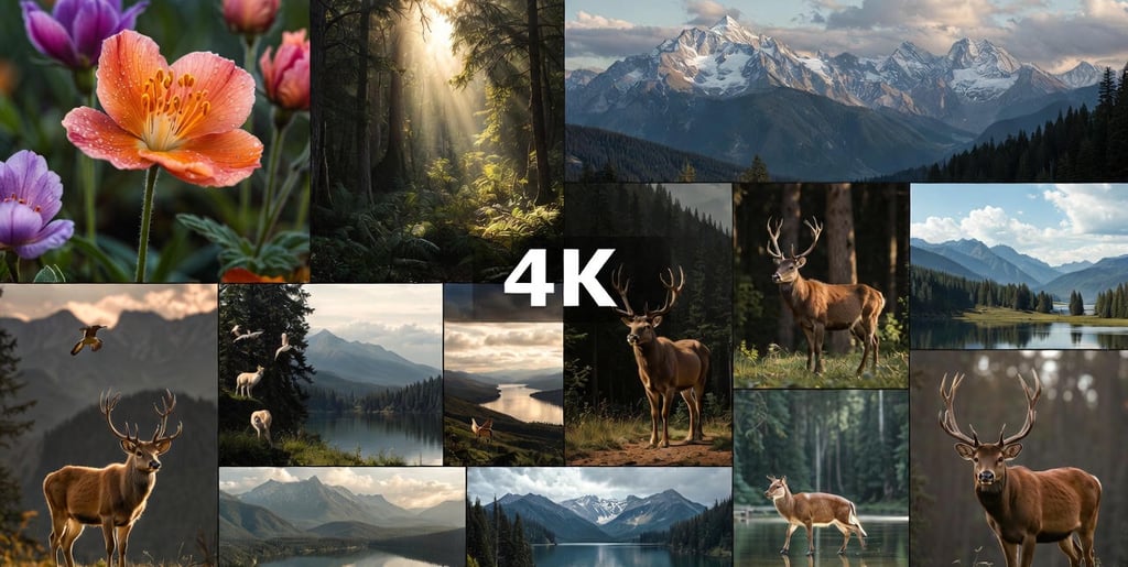 a collage of a variety of pictures of animals