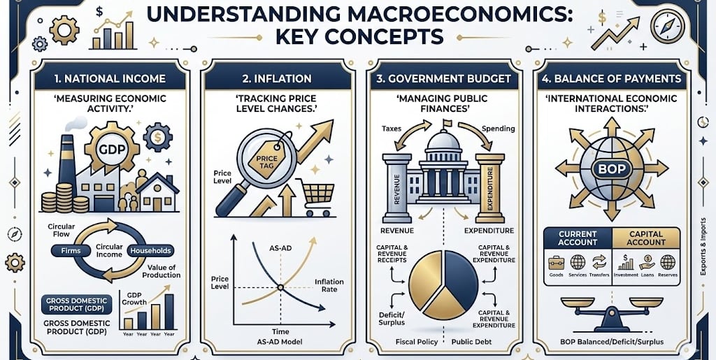 Indian Class 12 commerce students discussing future career options like CA finance business manageme