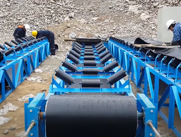Belt Conveyor Systems, Rollers, Idlers, Pulley, Conveyor Belt