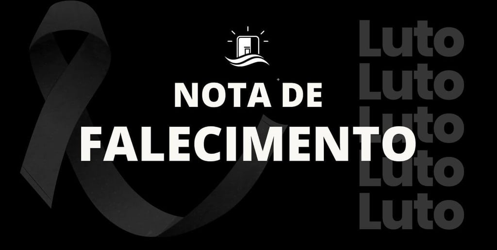 nota de falecimento do obituário do Plantão da Lagoa