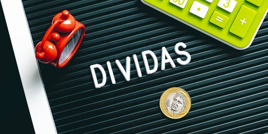 imagem ilustrativa da palavra divida