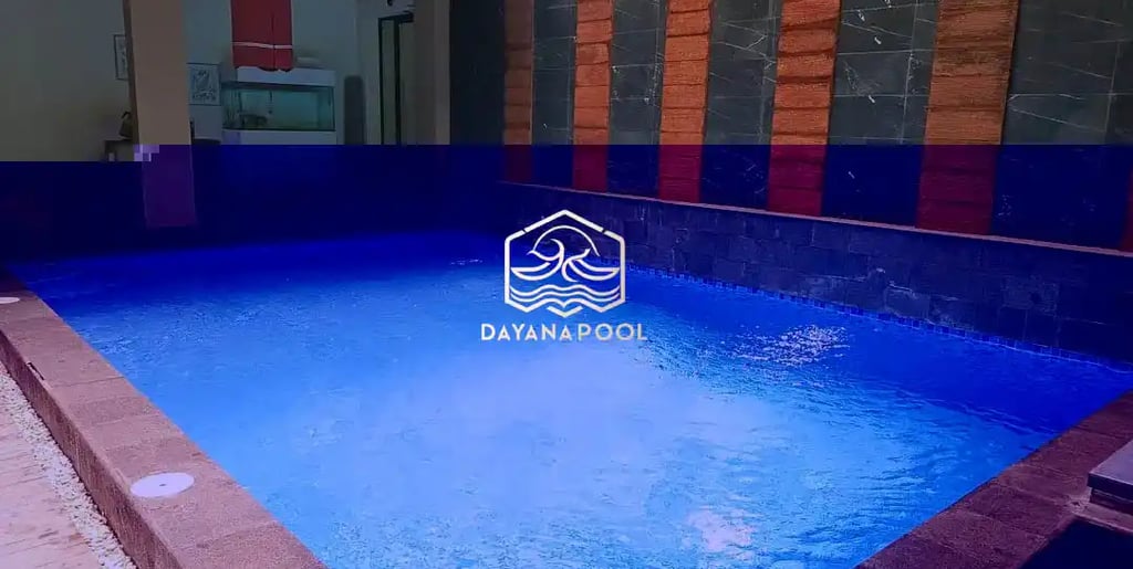 Kolam Renang di villa buatan dayanapool