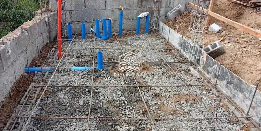 Pembuatan Kolam Renang oleh tim dayanapool