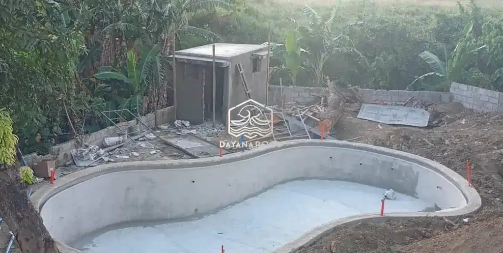 Proses Pembuatan kolam renang di Tegal oleh layanan profesional Dayanapool