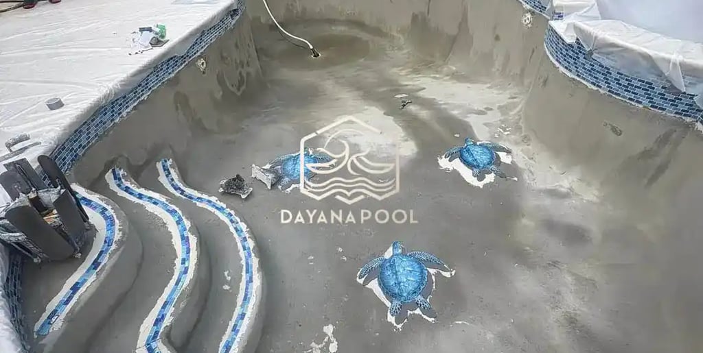 Pembuatan Kolam Renang oleh tim dayanapool