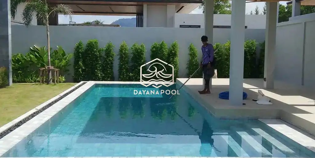 Proses Pembuatan kolam renang di Jakarta Barat oleh layanan profesional Dayanapool