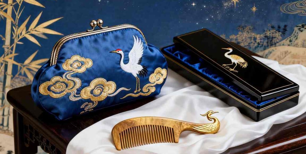 King Fly Celestial Cranes GWP ecosystem luxury gift set.