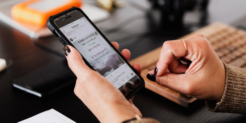 Korišćenje Instagram aplikacije na pametnom telefonu za biznis – prikaz strateškog vođenja društveni