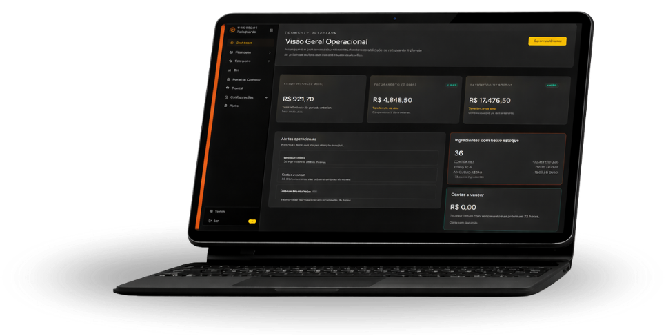 retaguarda web tronsoft para food